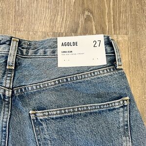 Agolde High Rise Vintage Blue Jeans